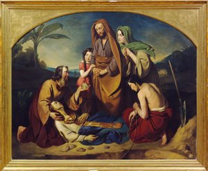 Szent István temetése alkotó: Adam Brenner