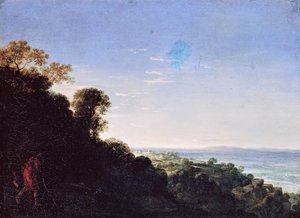 Aurora (Morgenlandschaft, Reggeli táj), Adam Elsheimer (1578-1610) festménye