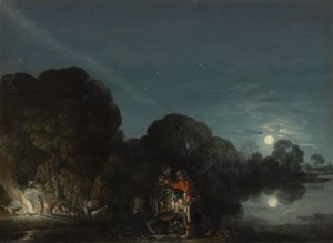Menekülés Egyiptomba alkotó: Adam Elsheimer