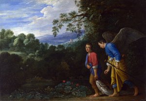 Tóbiás és Rafael arkangyal, 1650 körül