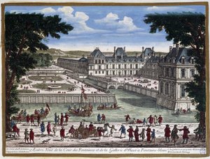 Château de Fontainebleau - Perelle metszet