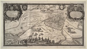 Riga ostroma az orosz hadsereg által Alekszej Mihajlovics cár vezetésével 1656-ban, 1656 alkotó: Adam Perelle