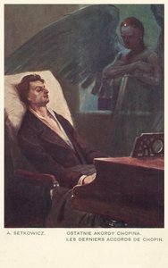 Chopin utolsó akkordjai (színes litó) alkotó: Adam Setkiewicz
