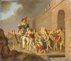 A hamelini pipás; A hamelini pipás, 1806 alkotó: Adam Weise