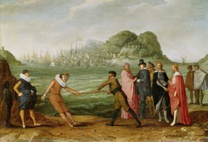 A hollandok győzelmének allegóriája a spanyol flotta felett Gibraltárnál 1607. április 25-én, 1615-30 körül