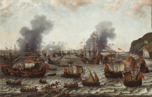 A gibraltári csata a holland és a spanyol flotta között, 1607. április 25., 1639.