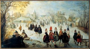 Les skaters Adam Van Breen (1599-1665) festménye 17. század V. 0,35x0,65 m