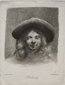 Gerard Terborch portréja alkotó: Adam von Bartsch