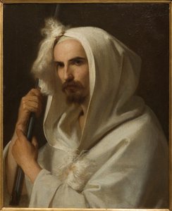 Egy arab portréja puskával és barracanoval 1849 (olaj, vászon)