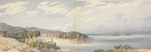 Hogland, 1855. augusztus 24., Finnország alkotó: Admiral Sir Edward Gennys Fanshawe