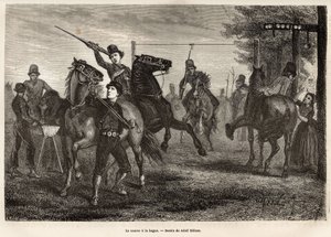 Verseny a niewlandi ringbe, a fiatal lovasok versenyeznek egy fa lándzsa fegyveréért, a gyűrű eltávolítása a portálról, ahol fel van függesztve, lovas vágta; a legügyetlenebbeknek egy kanál fát is felfüggesztenek egy közeli táblára ami lesz