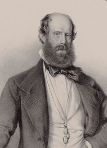 Luigi Ricci zeneszerző portréja 1805-1859, 1858.