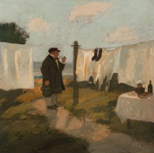 A fehérítő rét, The Wash Meadow, 1915 alkotó: Adolf Hengeler
