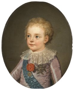 Louis Joseph Xavier Francois de Bourbon (1781-1789), Dauphin, Franciaország, Wertmueller, Adolf Ulrich (1751-1811). Olajfestmény