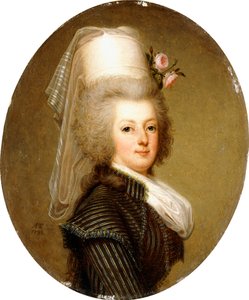 Marie Antoinette királynő portréja, 1793 alkotó: Adolf Ulrich Wertmuller