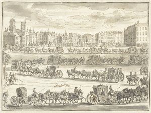 Cornelis Hop belépése nagykövetként Párizsba, 1719. június 23-án