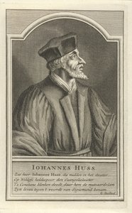 Husz János portréja, 1710 körül