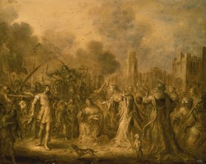 Dávid diadala alkotó: Adolf van der Venne