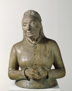 Marie Fielder (1819-1901) portréja, 1882 (terrakotta) alkotó: Adolf von Hildebrand