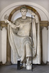 Szent Ambrus, Milánó püspöke, 1920 körül alkotó: Adolfo Wildt
