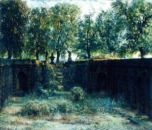 Nymphaeum a drezdai Zwingerben, 1850 alkotó: Adolph Menzel