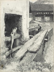 Zsilip alkotó: Adolph Menzel