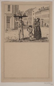 Az ember a babával. Nem. 23-án Chr. Winther és M. Rørbye, "25 kép kisgyermekeknek" alkotó: Johan Adolph Kittendorff