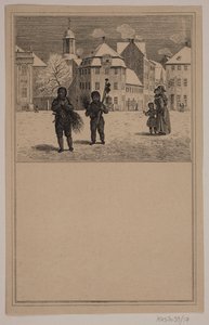 A kéményseprők. Nem. 16-án Chr. Winther és M. Rørbye, "25 kép kisgyermekeknek" alkotó: Johan Adolph Kittendorff