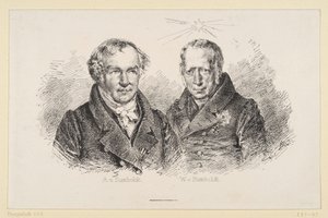 Alexander és Wilhelm von Humboldt alkotó: Adolph Menzel