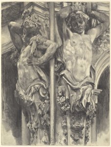 Atlaszok a drezdai Zwinger Wallpavillonján alkotó: Adolph Menzel