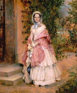 Clara Ilgner (később Schmidt von Knobelsdorff felesége) alkotó: Adolph Menzel