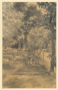 Az anya sírja alkotó: Adolph Menzel