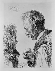 Az utolsó. A Berlini Eredeti Rézkarc Egyesület számára. 10. füzet alkotó: Adolph Menzel