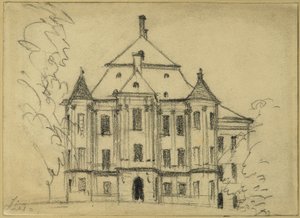 A lissai kastély alkotó: Adolph Menzel