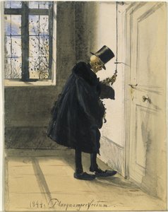 A halál, mint hívott vendég. 1844: Plusquamperfectum alkotó: Adolph Menzel
