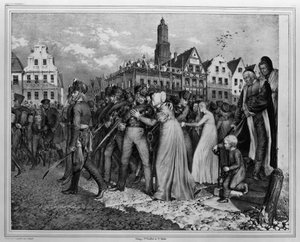 Az 1813-as önkéntesek alkotó: Adolph Menzel