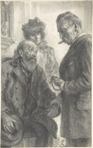 Orvos és beteg alkotó: Adolph Menzel