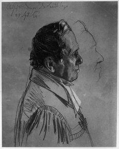 Dr. Karl Wilhelm Moritz Snethlage. Tanulmány a „I. Vilmos koronázása Königsbergben” című festményhez alkotó: Adolph Menzel