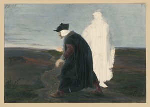 Faust és Wagner alkotó: Adolph Menzel