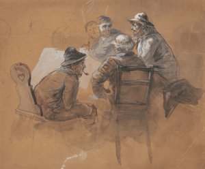 Halászok alkotó: Adolph Menzel