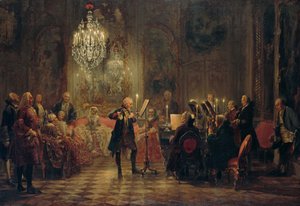 Fuvolahangverseny Nagy Frigyessel Sanssouciban, 1850-1852