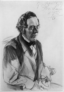 Dr. Gustav Lauer tábornoki és udvari orvos. Tanulmány „I. Vilmos koronázása Königsbergben” című festményhez alkotó: Adolph Menzel
