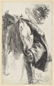 Havelock- és arctanulmány (utóbbi elvetve) alkotó: Adolph Menzel