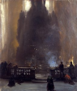 A templom belseje (barokk oltár) alkotó: Adolph Menzel