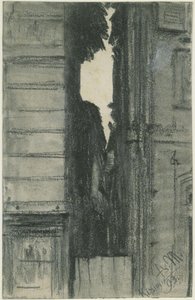 Kissingen: Szűk áttekintés két ház között alkotó: Adolph Menzel
