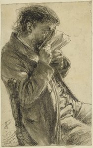Olvasó férfi alkotó: Adolph Menzel