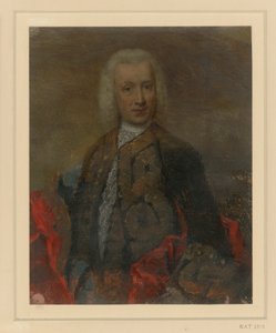 Férfiportré II. Frigyes korabeli udvari öltözetben alkotó: Adolph Menzel