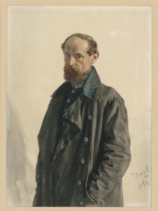 Leuthold őrnagy, a Gárda Füzér Ezredből alkotó: Adolph Menzel