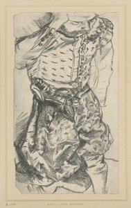 Modell I. Johann Georg szász választófejedelem díszruhájában, Történeti Múzeum, Drezda alkotó: Adolph Menzel