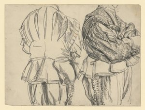 Modell I. Johann Georg szász választófejedelem díszöltözetében két nézetben, Történeti Múzeum, Drezda alkotó: Adolph Menzel